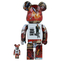007 We only live twice (James Bond) 400% + 100% de BE@RBRICK, 2024 (vue 4)