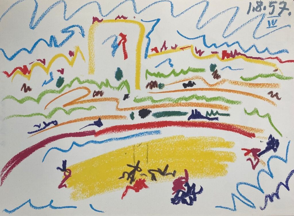 Toros y Toreros IV de Pablo Picasso, 1961