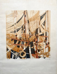 Les voiles de Camille Hilaire, vers 1980