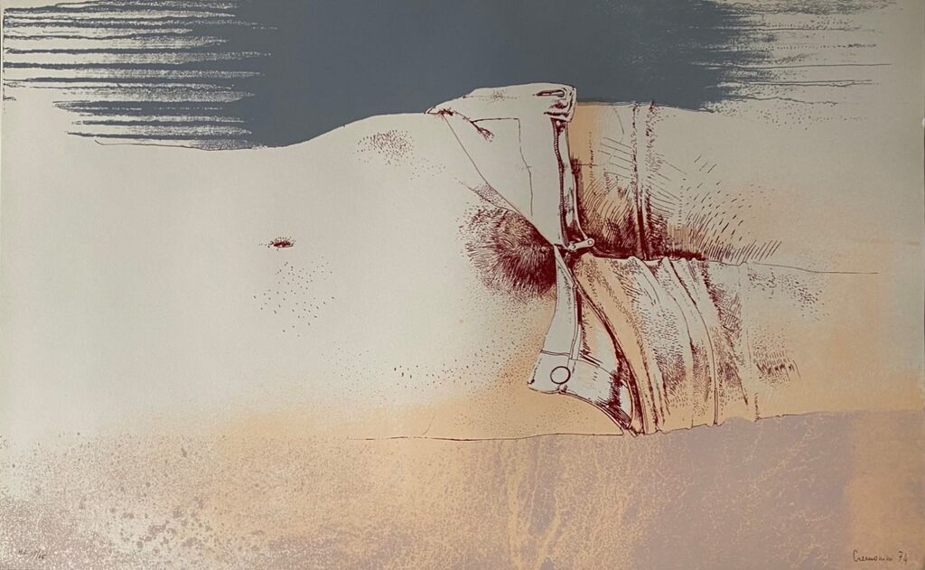 La Faille by Leonardo Cremonini, 1974
