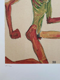 Kneeling Male Nude in profile d'Egon Schiele, 2007 (vue 2)