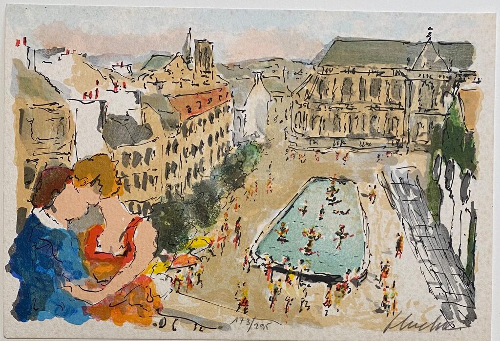 View of Paris by Urbain Huchet, c. 1960 (view 2)