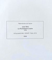La Ruisselante Lunaire de Joan Miró, vers 2010 (vue 2)