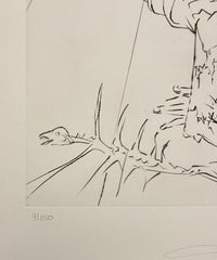 The Old Man and the Sea - The Fall by Salvador Dalí, 1974 (view 2)