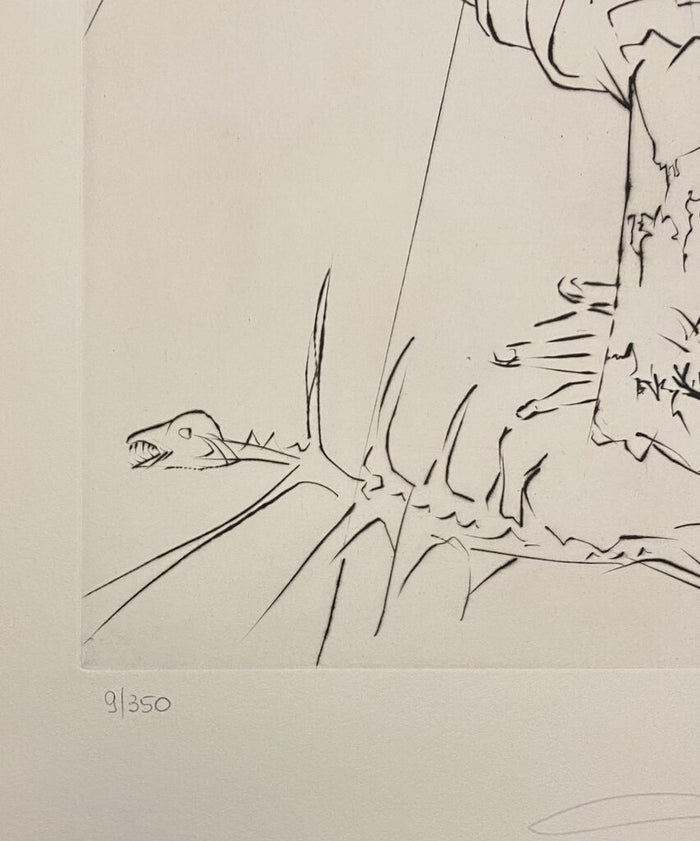The Old Man and the Sea - The Fall de Salvador Dalí, 1974 (vue 2)