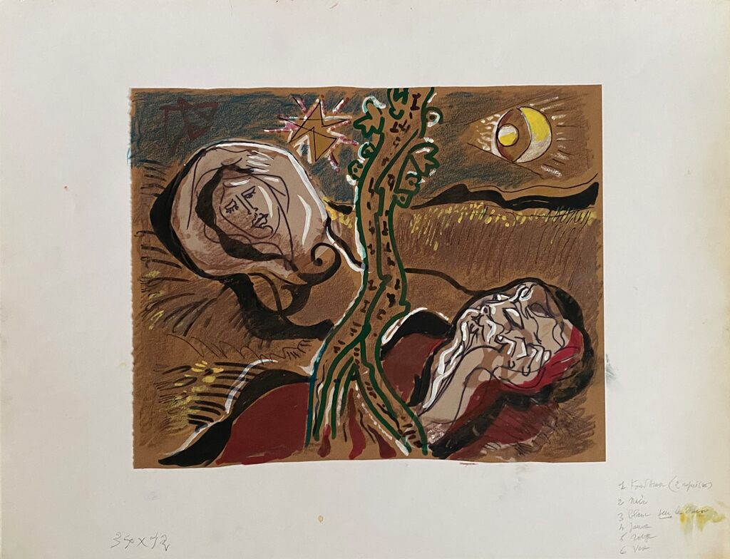 Ruth & Boas d'André Masson, 1979