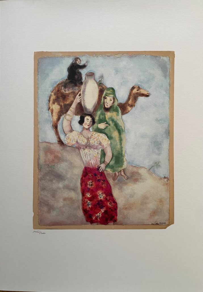 Eliezer et Rebecca N°16 & Le songe de Jacob N°17 by Marc Chagall, 1986