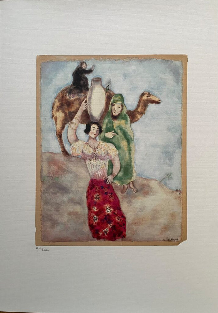 Eliezer et Rebecca N°16 & Le songe de Jacob N°17 de Marc Chagall, 1986