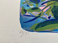 Prémices vertes by Chu Teh-Chun, 1987 (view 3)