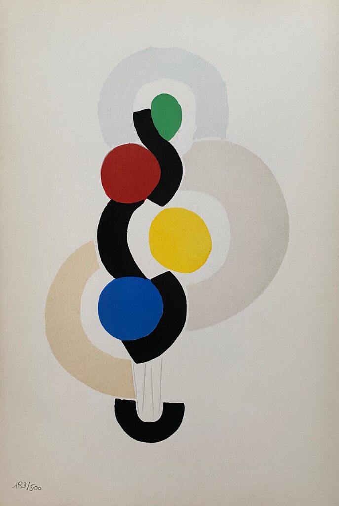 Tableaux vivants 4 by Sonia Delaunay, 1969