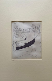 Guernica Study by Pablo Picasso, 1990
