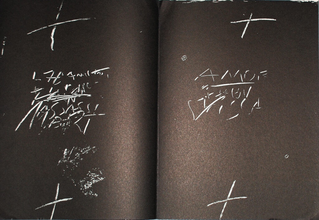 Lithograhie monochrome by Antoni Tàpies, 1974