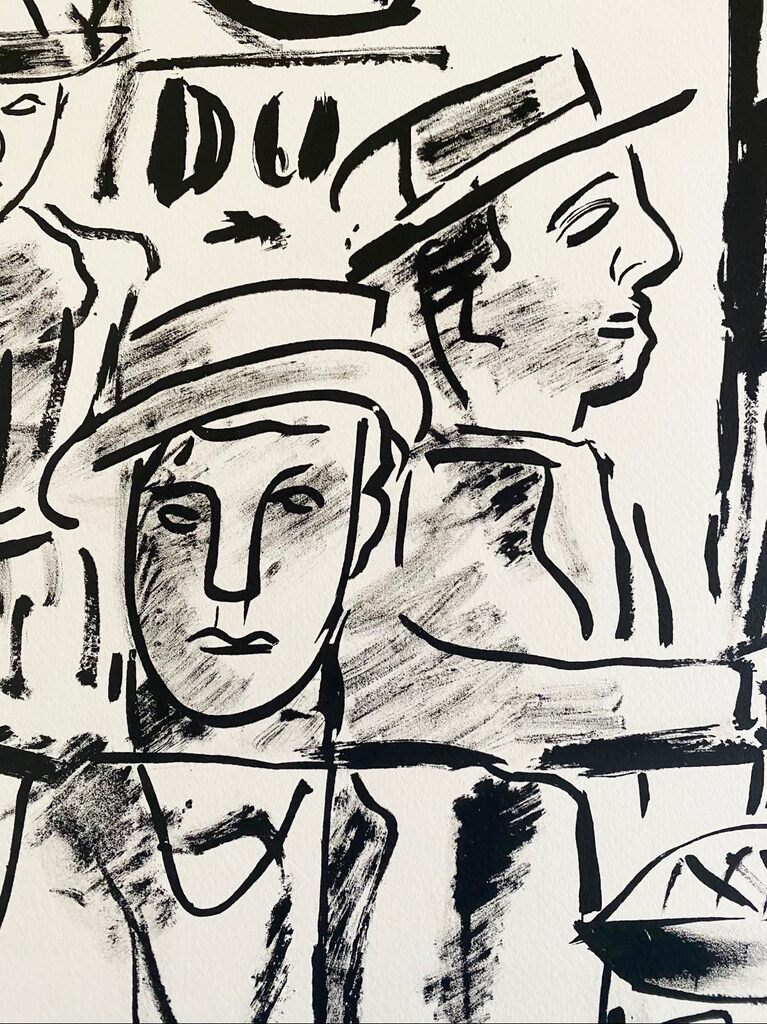 Dans le métro de Fernand Léger, 1960 (vue 2)