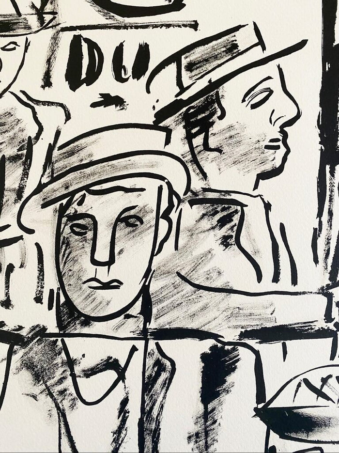 Dans le métro de Fernand Léger, 1960 (vue 2)