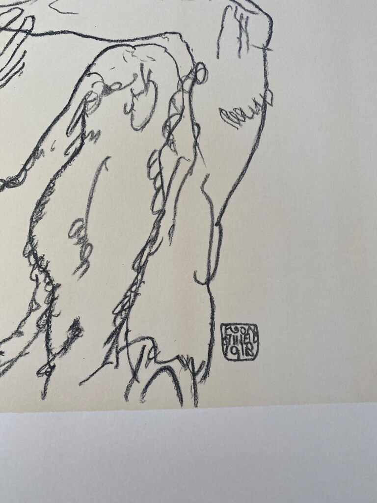 Crouching Male Nude d'Egon Schiele, 2007 (vue 2)