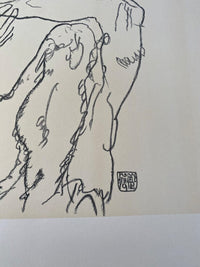 Crouching Male Nude d'Egon Schiele, 2007 (vue 2)