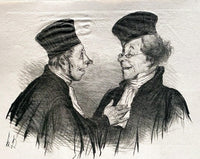 Court Scene by Honoré Daumier, 1918