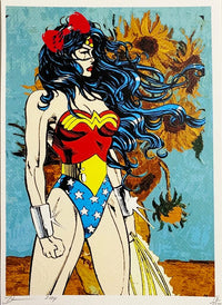 Wonder Woman Sunflower by Death NYC, 2024