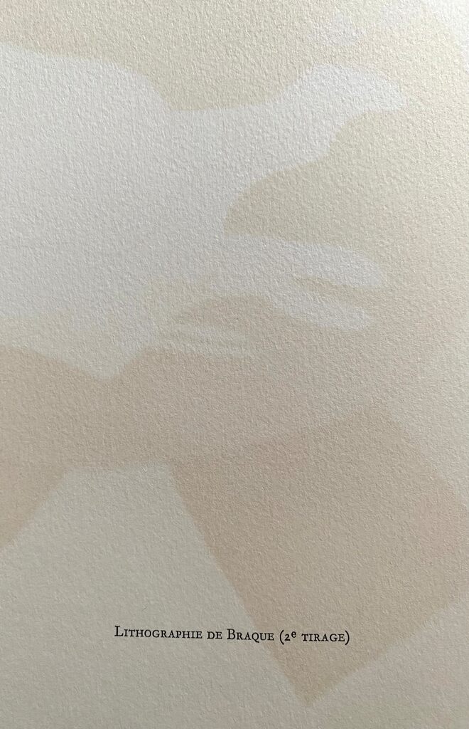 Oiseau sur fond X, Hommage à San Lazzaro by Georges Braque, 1975 (view 3)
