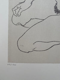 Kneeling Female Nude, Timing to right d'Egon Schiele, 2007 (vue 2)