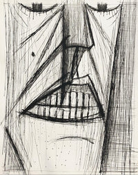 Les dents indiquant l'heure by Bernard Buffet, 1958
