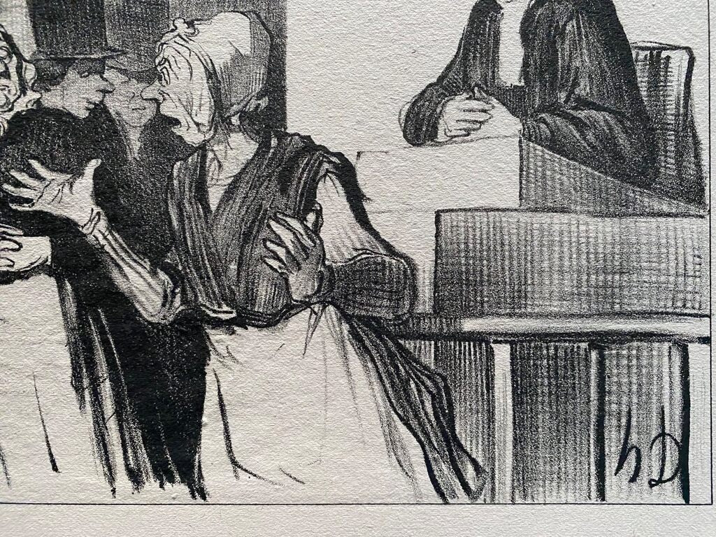 Court Scene by Honoré Daumier, 1918 (view 3)