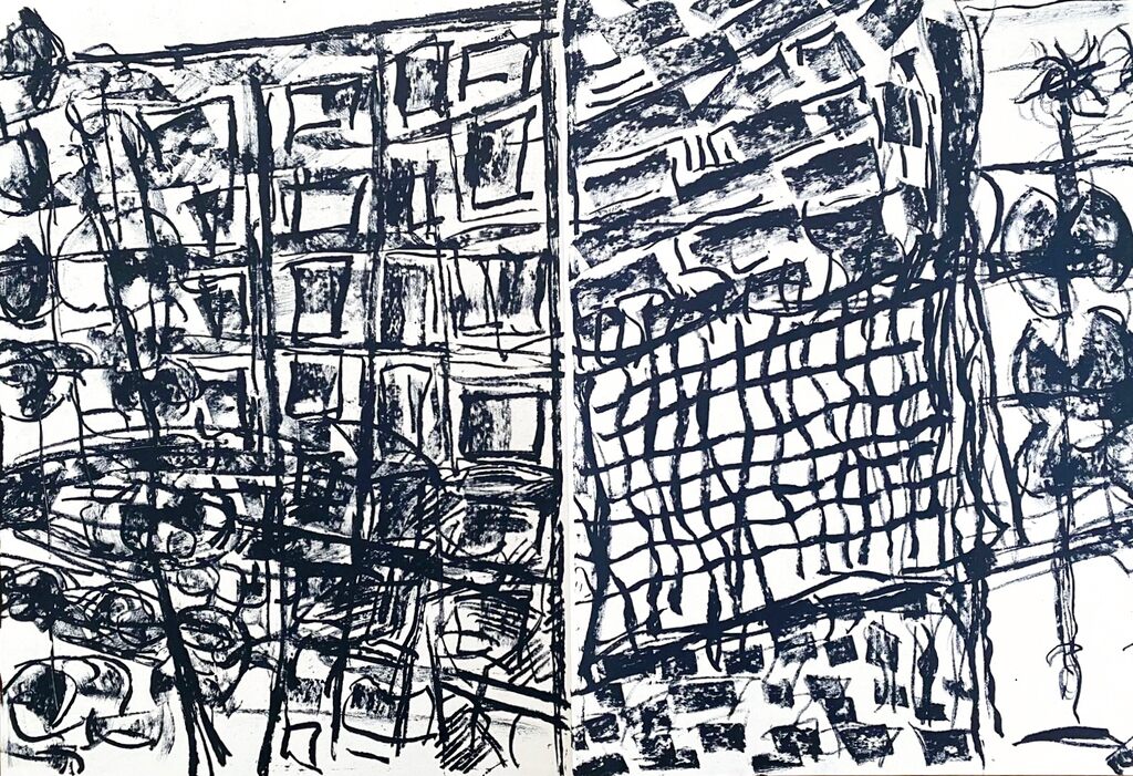 Untitled by Jean-Paul Riopelle, 1979 (view 2)