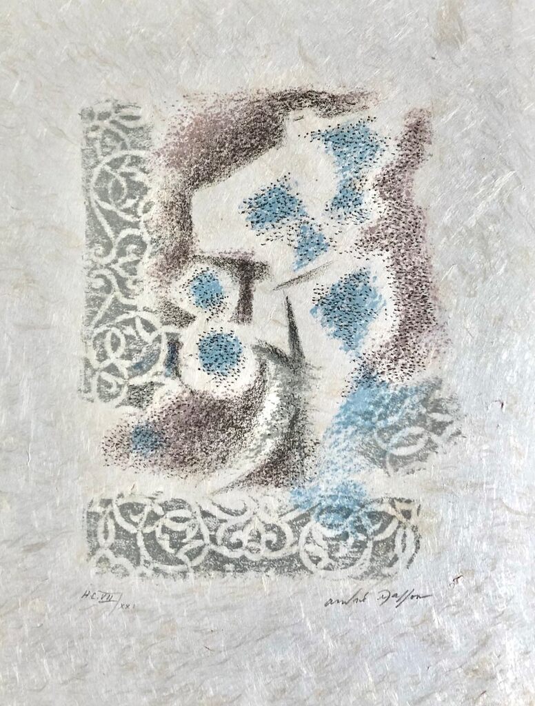 Une étoile de craie d'André Masson, 1973