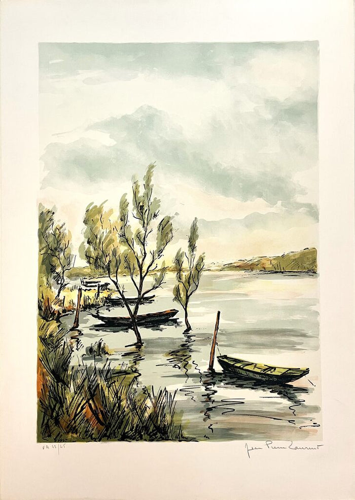 Paysage de Jean-Pierre Laurent, vers 1970