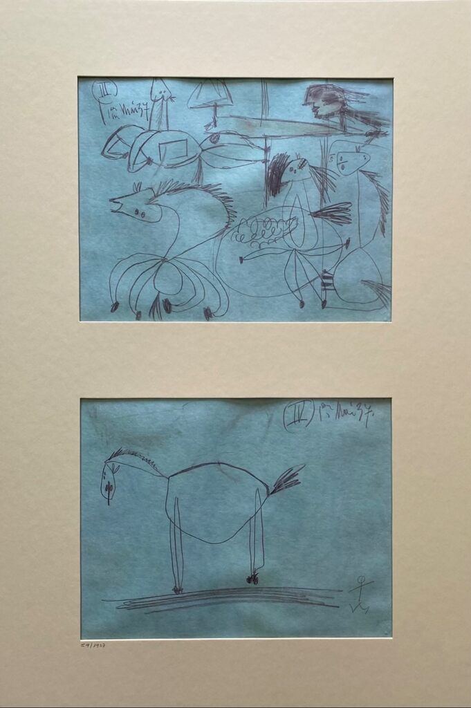 Guernica Study by Pablo Picasso, 1990