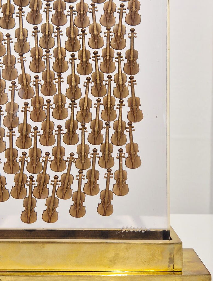 100 Violins by Arman, 2004 (view 2)