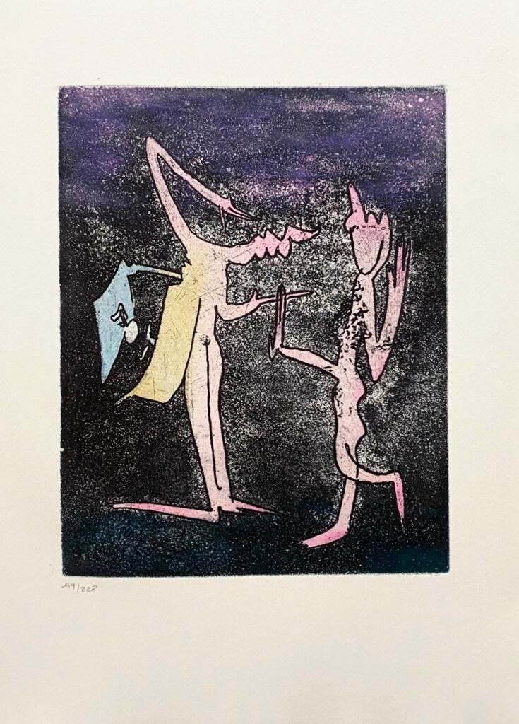 Hommage à André Pieyre de Mandiargues de Roberto Matta, 1970