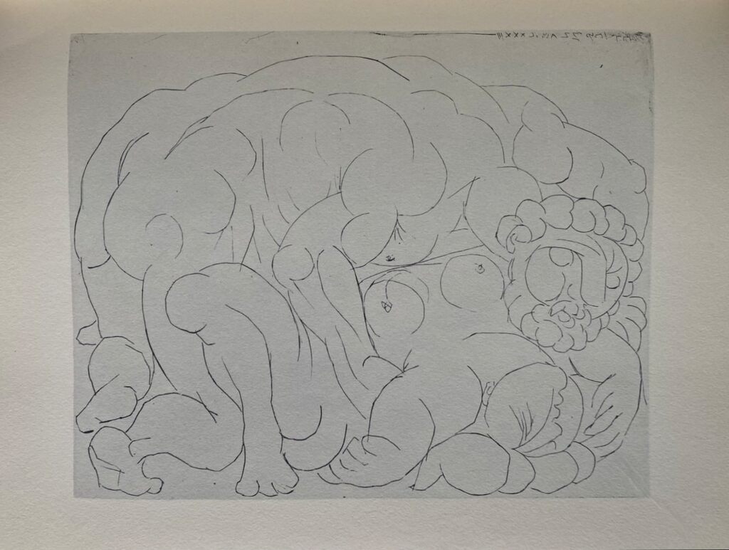 L'Etreinte I by Pablo Picasso, 1956
