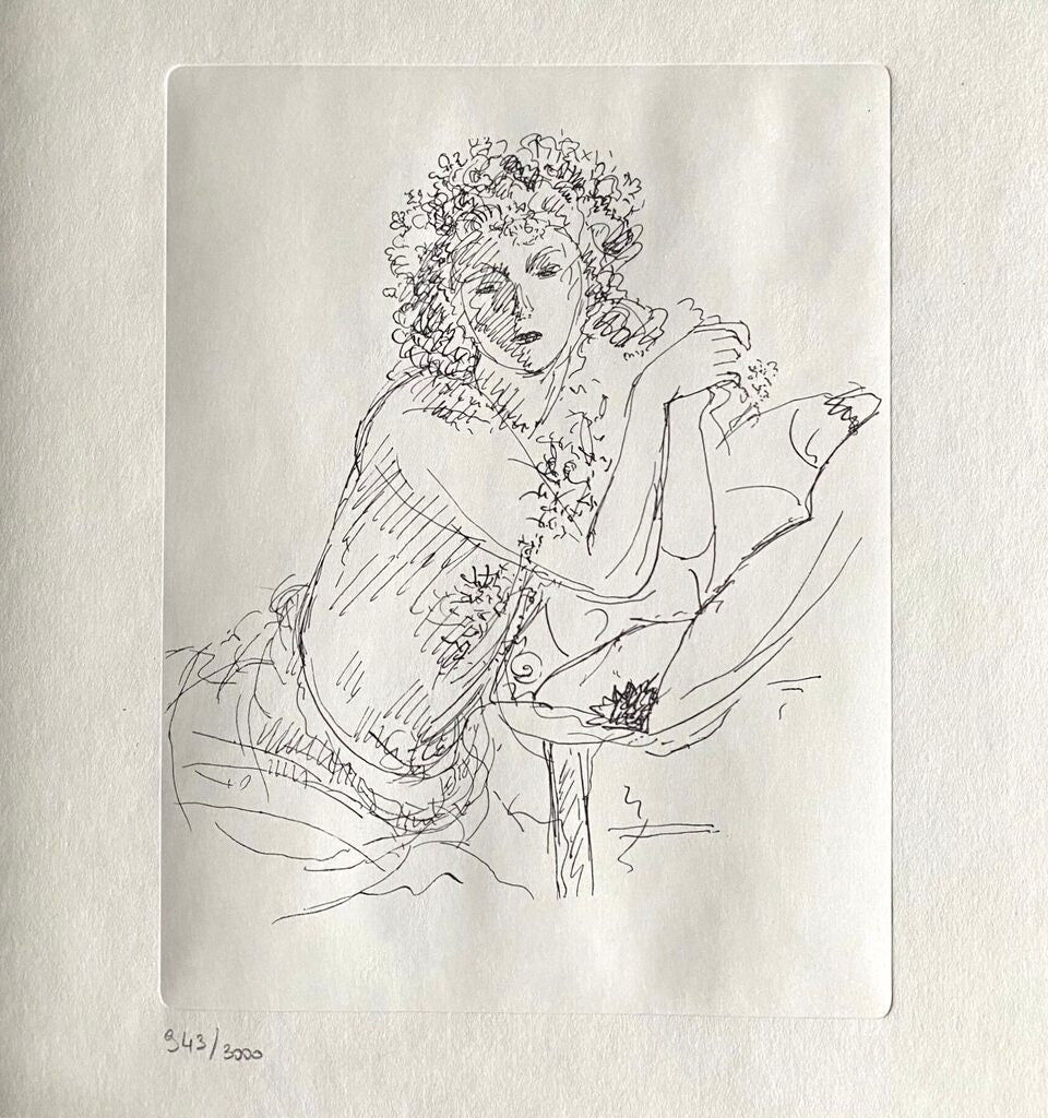 Femme couchée d'André Dunoyer de Segonzac, 1969