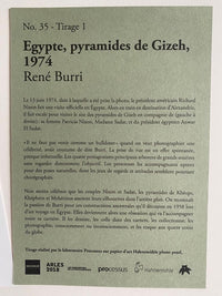 Egypte, pyramides de Gizeh by René Burri, 1974 (view 2)