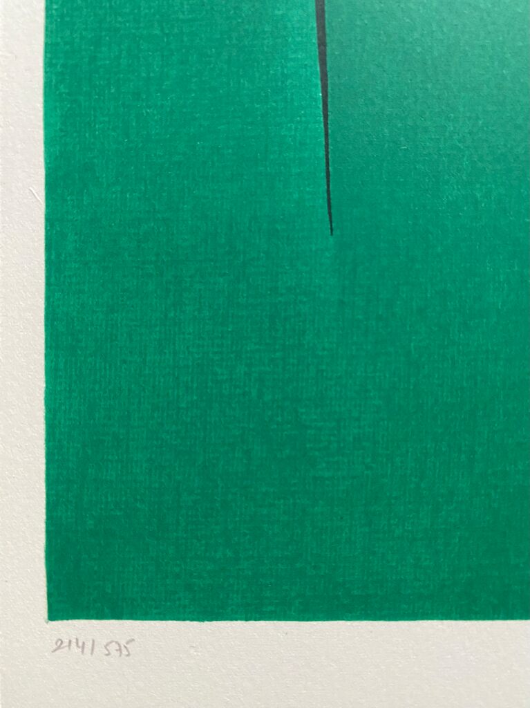 Concetto Spaziale, Hommage à San Lazzaro de Lucio Fontana, 1975 (vue 2)