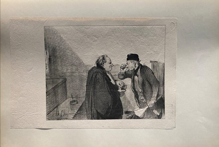 Court Scene de Honoré Daumier, 1918 (vue 2)
