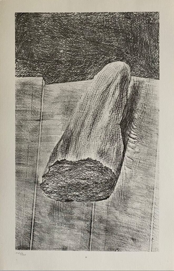 The Vaccinated Bread (Le Pain vacciné) by Max Ernst, 1972