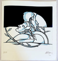 Les mots n'ont plus de bouche de Valerio Adami, 1997
