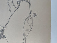Reclining Nude, Left Leg Raised d'Egon Schiele, 2007 (vue 2)