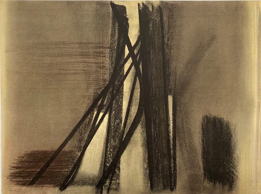 Pastel P.1953-10 de Hans Hartung, 1961