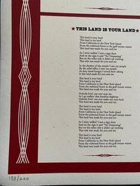 Americana Lyrics by Shepard Fairey, 2012 (view 4)