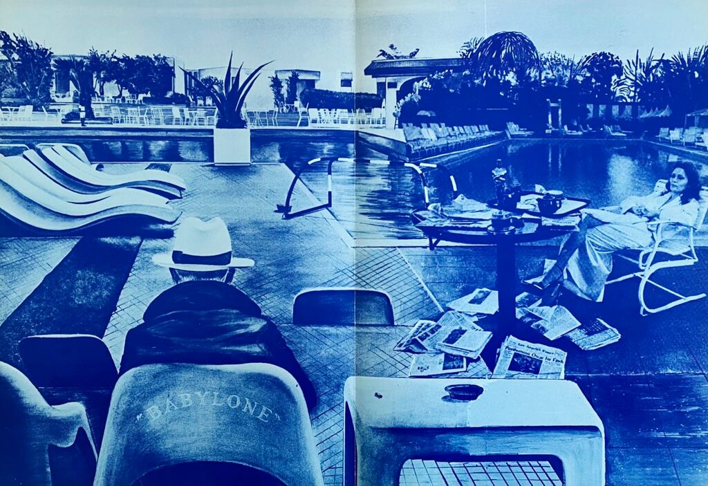 Babylone (Blue) de Jacques Monory, 1978