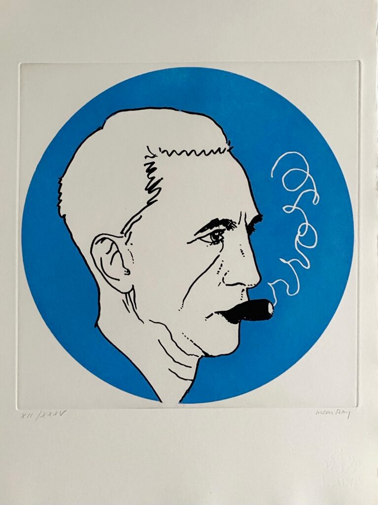 Portrait of Marcel Duchamp de Man Ray, 1971