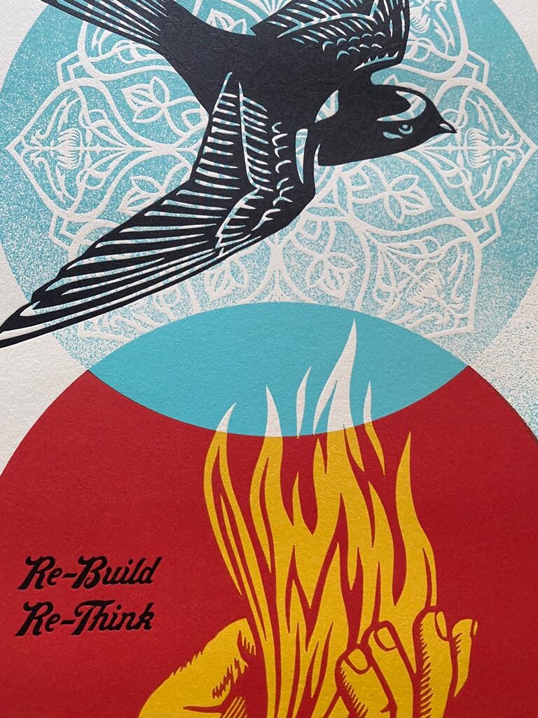 Re-Build/Re-Think by Shepard Fairey, 2025 (view 4)