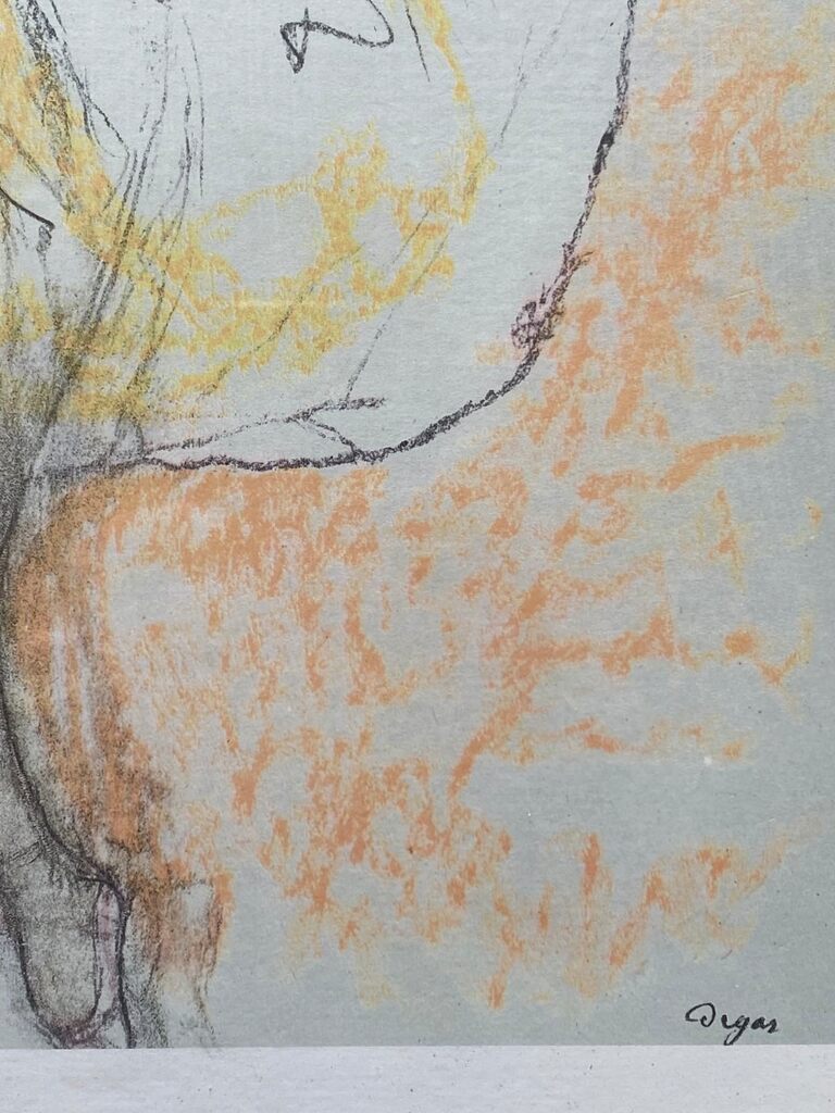 Danseuse au tambourin d'Edgar Degas, vers 1960 (vue 2)