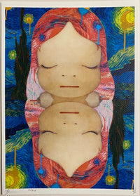 Nara Girl & Van Gogh by Death NYC, 2024 (view 2)