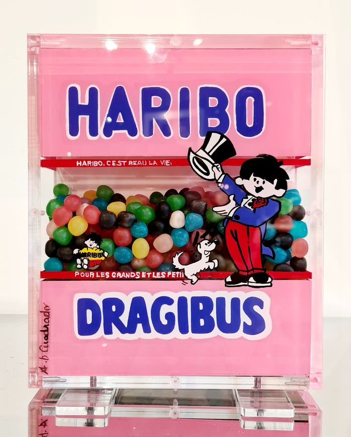 Coffrage HARIBO Dragibus d'Annick Cuadrado, 2021