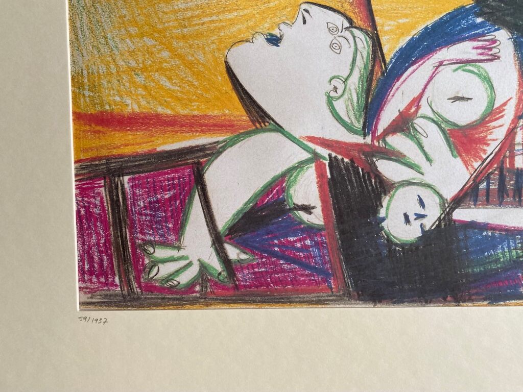 Guernica Study by Pablo Picasso, 1990 (view 2)