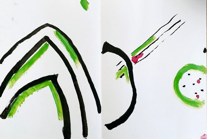 Composition abstraite de Pierre Tal-Coat, 1965
